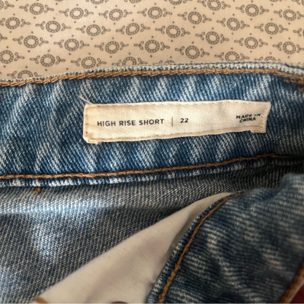 Pacsun High Rise Ripped Shorts - Picture 3 of 3